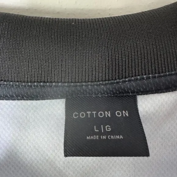 Cotton On Men's Large Pit Stop Soccer Jersey Racing Montreal Collared EUC - Picture 3 of 4